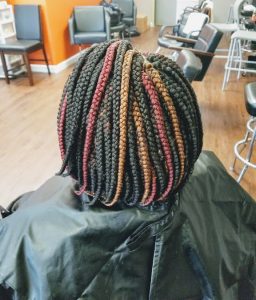 Adding color to your box braids