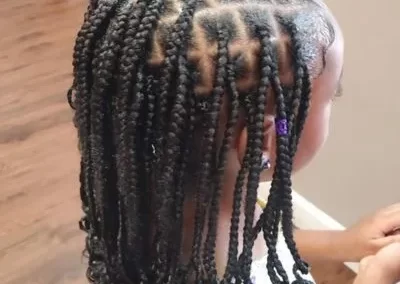 Photo of box braids done by Ramas Hair Braiding, an Indianapolis Hair Braiding Salon