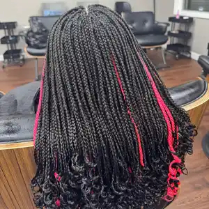 Colored Ghana Braids